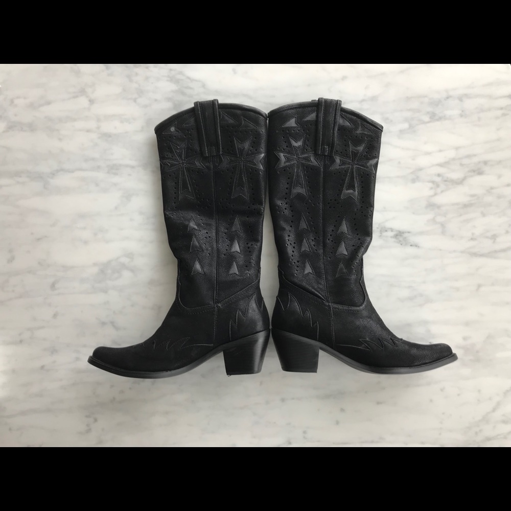 Roper black Cowboy Boots NWOT
